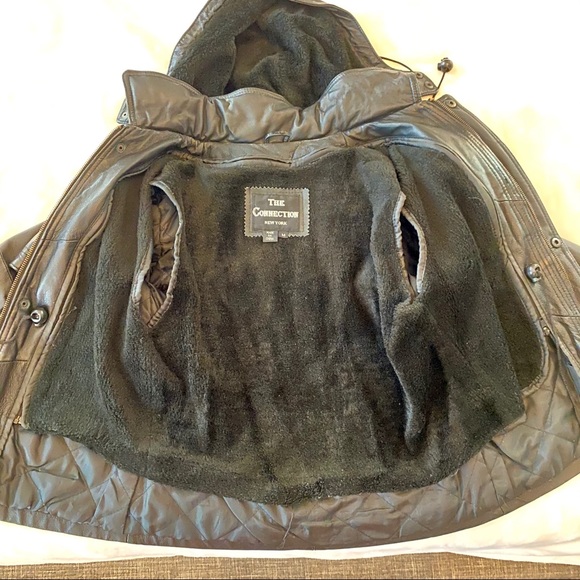 The Connection New York Genuine Leather Jacket - Picture 10 of 11